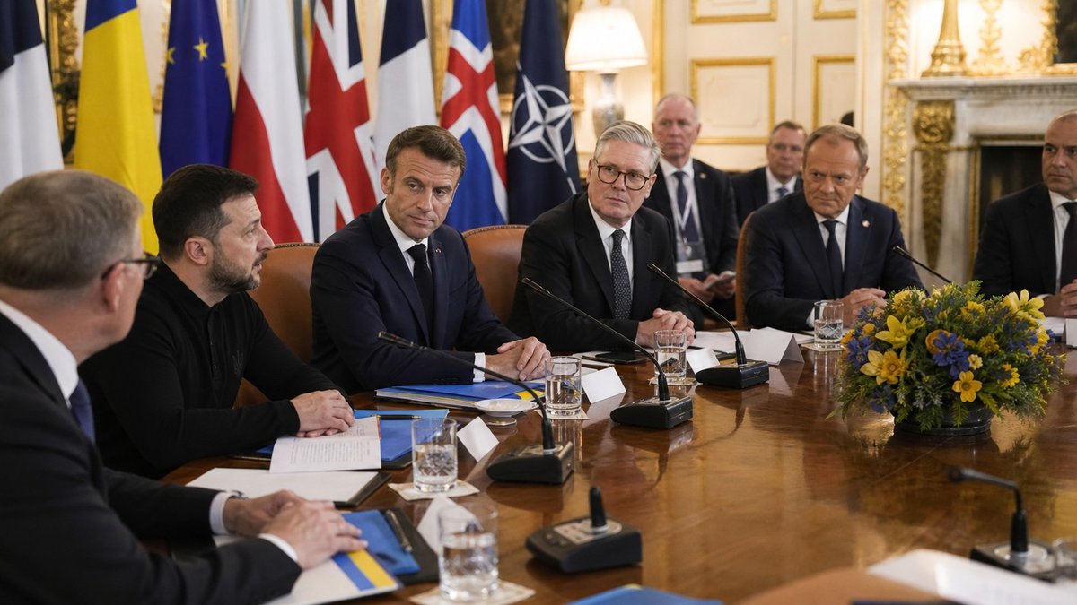 Macron, Starmer e Merz se reúnem com Zelenskiy em Londres neste domingo