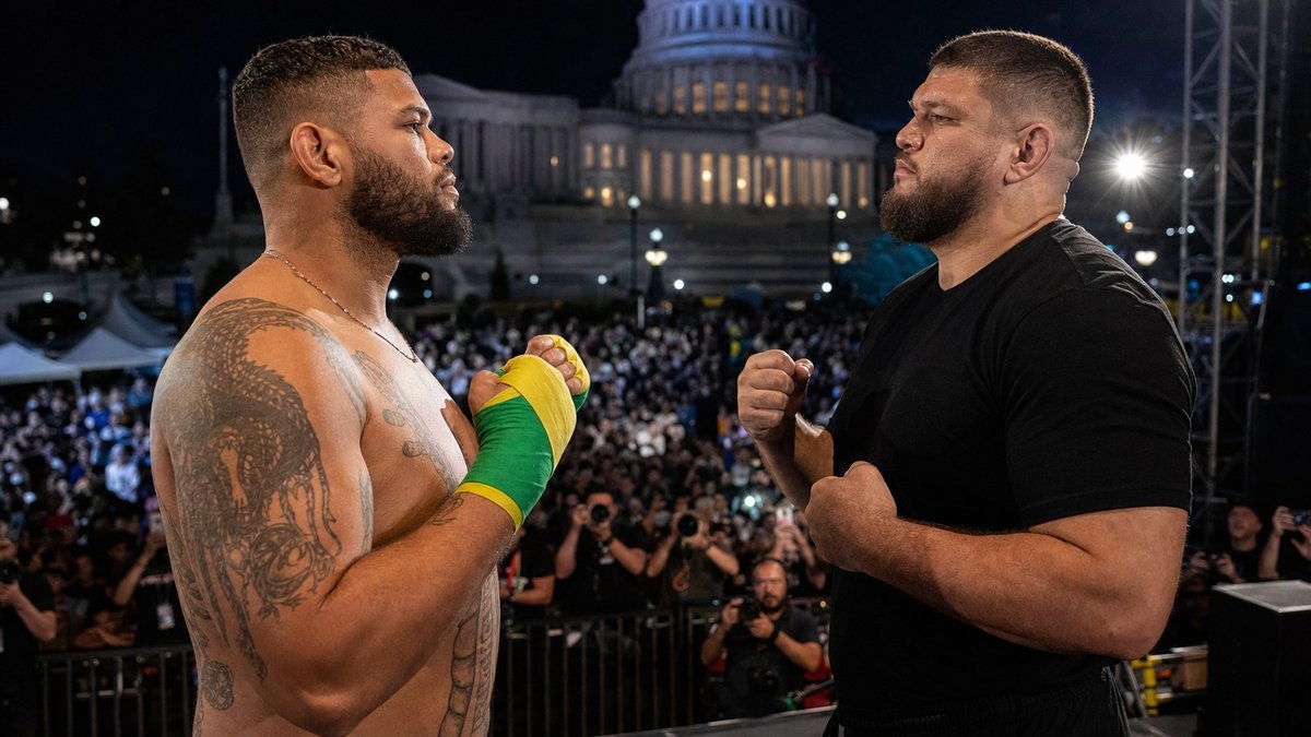 Poatan x Gane no UFC Casa Branca: horario, card e o que esta em jogo